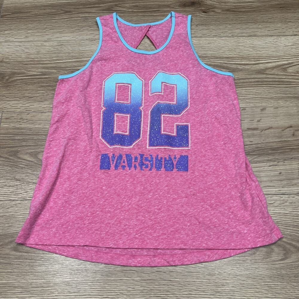 Women's DANSKIN NOW Size XL Athletic Pink Tank Top (A68)